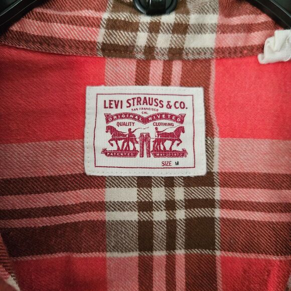 Levi's Men's Western Classic Fit Long Sleeve Button-Down Shirt Medium - Picture 2 of 6